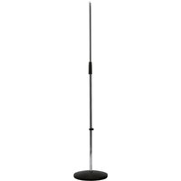 K&M 26010 Round Base Floor Microphone Stand Chome