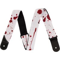 Jackson Splatter Strap White and Red 2"