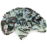 Taylor 80737 Celluloid 351 Picks 1.21mm Abalone 12 Pack