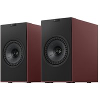 KEF Coda W Bookshelf Speakers (Pair) Vintage Burgundy