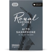 DAddario Royal Hemke Organic Alto Saxophone Reeds 2 (10 Pack)