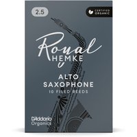 DAddario Royal Hemke Organic Alto Saxophone Reeds 2.5 (10 Pack)