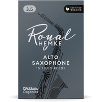 DAddario Royal Hemke Organic Alto Saxophone Reeds 3.5 (10 Pack)