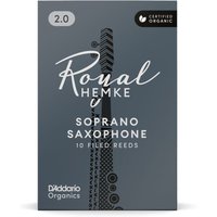 DAddario Royal Hemke Organic Soprano Saxophone Reeds 2 (10 Pack)