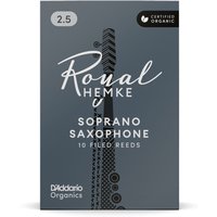 DAddario Royal Hemke Organic Soprano Saxophone Reeds 2.5 (10 Pack)