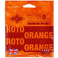 Rotosound RH9 Roto Orange Hybrid Nickel Guitar Strings 09-46