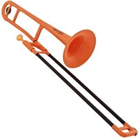 pBone Plastic Trombone Orange - Nearly New