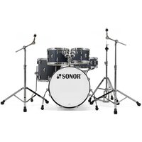 Sonor AQ1 20 5pc Drum Kit w/Hardware Limited Edition Satin Black