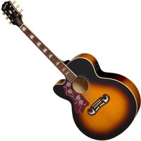 Epiphone J-200 Studio EC Left Handed Vintage Sunburst
