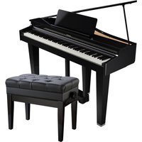 Roland GP-3 Compact Digital Grand Piano Polished Ebony with Matching Bench