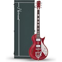 Hartwood Speedway Vibrato Electric Guitar & Hard Case Lipstick Red