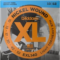 DAddario EXL140 Nickel Wound Light Top/Heavy Bottom 10-52