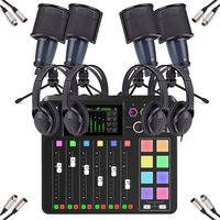 Rode Rodecaster Pro II with SubZero REC-1 Pack (4 People Bundle)