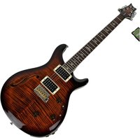 PRS SE Custom 24 Semi-Hollow Piezo Orange Tiger Smokeburst - Ex Demo