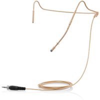 Sennheiser HS 2 Omnidirectional Condenser Neckworn Microphone with 3.5mm Connector Beige