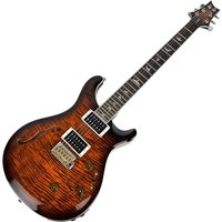PRS SE Custom 24 Semi-Hollow Piezo Orange Tiger Smokeburst - Ex Demo