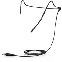 Sennheiser HS 2 Omnidirectional Condenser Neckworn Microphone with 3.5mm Connector Black
