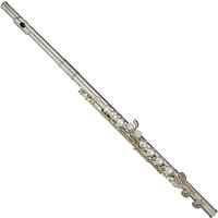 Trevor James Privilege Flute Traditional Silver Lip Plate Open Hole
