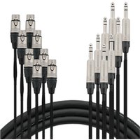 Studiospares Pro Neutrik Loom XLR (F) - TRS 8 Way 3m