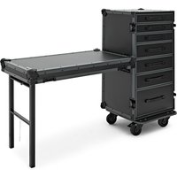 Trojan Pro Stealth 7-Drawer Single Table Heavy-Duty Wheeled Flight Case