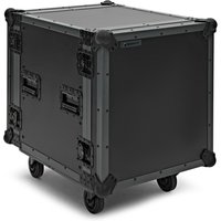 Trojan Pro Stealth 12U Heavy-Duty Wheeled Rack Flight Case