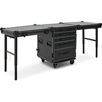 Trojan Pro Stealth 5-Drawer Dual Table Heavy-Duty Wheeled Flight Case