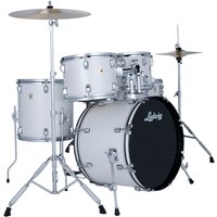 Ludwig Accent Fuse 20" 5pc Drum Kit Snow Dust