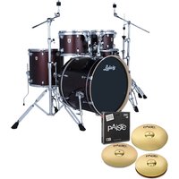 Ludwig Evolution 22" 5pc Complete Drum Kit Carmel Sparkle