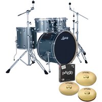 Ludwig Evolution 22" 5pc Complete Drum Kit Atlantic Sparkle
