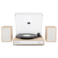 Victrola Harmony Bluetooth Record Player with Speakers Natural