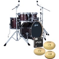 Ludwig Evolution 20" 5pc Complete Drum Kit Carmel Sparkle