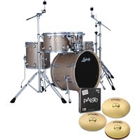 Ludwig Evolution 20" 5pc Complete Drum Kit Prosecco Sparkle