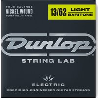 Dunlop Electric Nickel Wound Baritone Guitar Strings 13–62