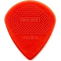 Dunlop Max Grip Jazz III XL Nylon 1.38mm Picks 6 Pack