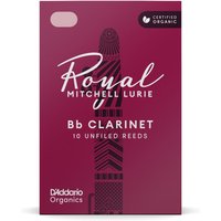 DAddario Royal Mitchell Lurie Organic Bb Clarinet Reeds 5 (10 Pack)