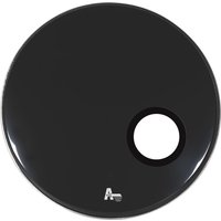 Attack 22" ProFlex1 1Ply No Overtone Black Ported Resonant Bass Drum Head