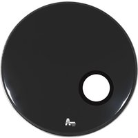 Attack 26" ProFlex1 1Ply No Overtone Black Ported Resonant Bass Drum Head