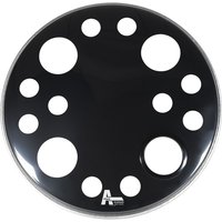 Attack 20" Orbit 2Ply Black Resonant Ported Bass Drum Head