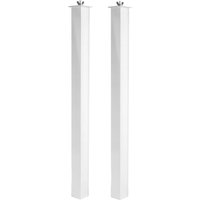 Adjustable Equinox Event Booth Upright Poles 75cm White (x2)