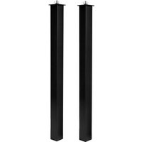 Adjustable Equinox Event Booth Upright Poles 75cm Black (x2)