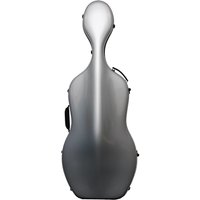 Young Carbon Composite Cello Case Silver Grey