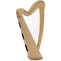 27 String Roundback Harp by Gear4music Natural