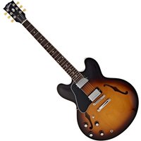 Gibson ES-335 Left Handed Vintage Burst #232350196