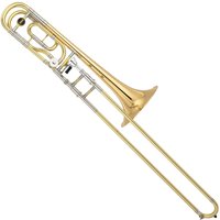 Yamaha YSL-882G Xeno Custom Bb/F Trombone Gold Brass Bell Closed Wrap