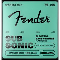 Fender 9050 ML Stainless Flatwound E-Basssaiten 50-100