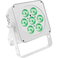 LEDJ Slimline 7Q5 RGBA LED Par Can White Housing