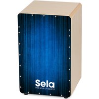 Sela Varios Pre Assembled Cajon with Removable Snare System Blue