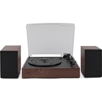 AVCOM Bluetooth Turntable System Walnut