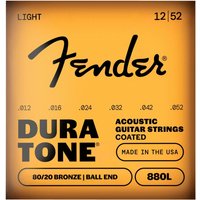 Fender 880 L 80/20 Dura-Tone Coated Akustikgitarrensaiten 12-52