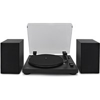 AVCOM Bluetooth Turntable System with Audio-Technica Stylus Black